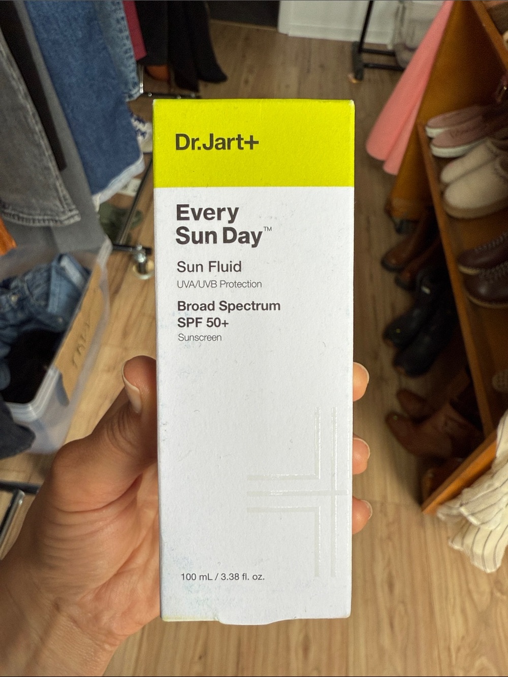 Dr. Jart+ Every Sun Day Sun Fluid SPF 50+ — White & Yellow